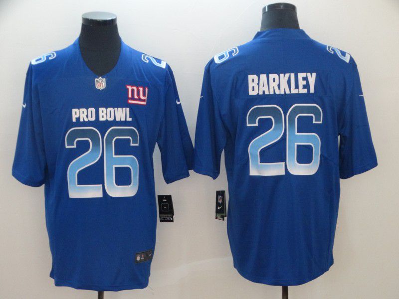 Men New York Giants #26 Barkley Blue Nike Royal 2019 Pro Bowl Limited Jersey->dallas cowboys->NFL Jersey